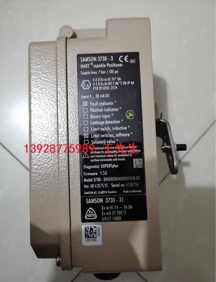 Samson 薩姆森閥門定位器原裝全新3730-3現(xiàn)貨