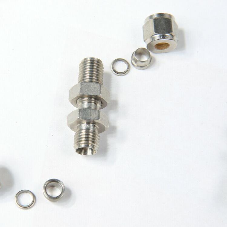 12TTT316三通接頭 HOKE卡套接頭 Gyrolok穿板接頭