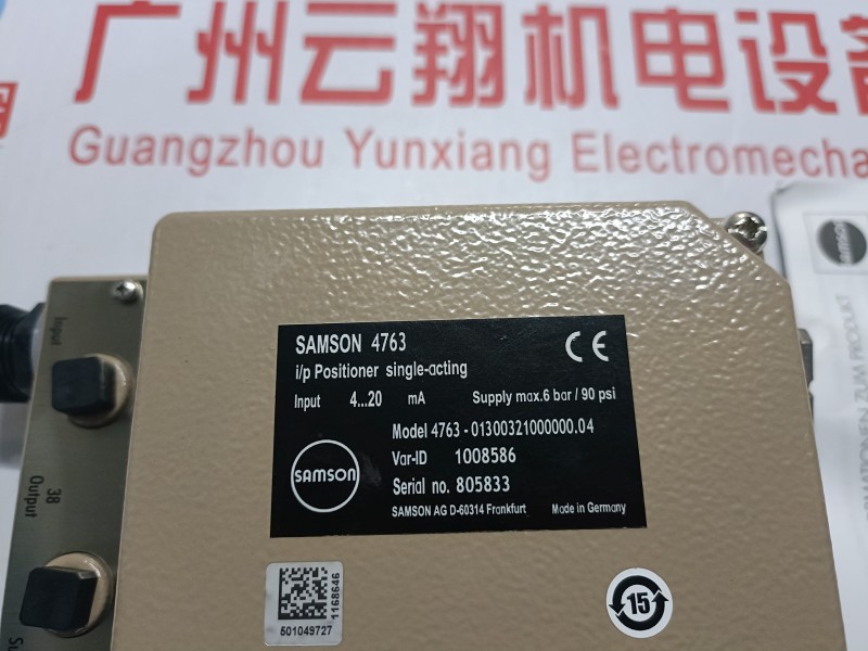 3775限位開關(guān)?德國薩姆森SAMSON ???????????? 3768限位開關(guān)?德國薩姆森SAMSON ???????????  4708調(diào)節(jié)器??德國薩姆森SAMSON