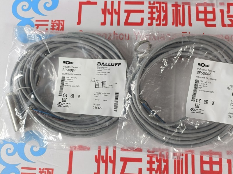 Balluff巴魯夫 BCS0062+BCS M12T4D2-PSM80G-S04G 電容式傳感器